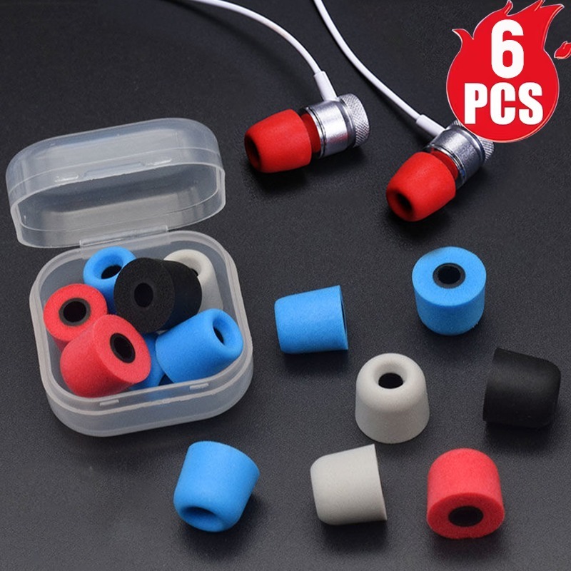 Earphone Foam Tip - 소프트 메모리 폼 이어버드, S, M,