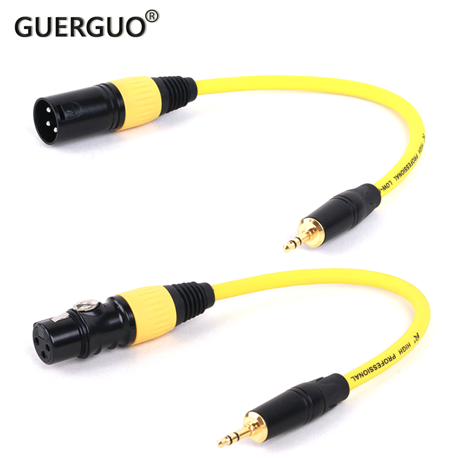 Cable Extension 3.5 - GuerGuo 멀티 컬러 XLR 수/암 3