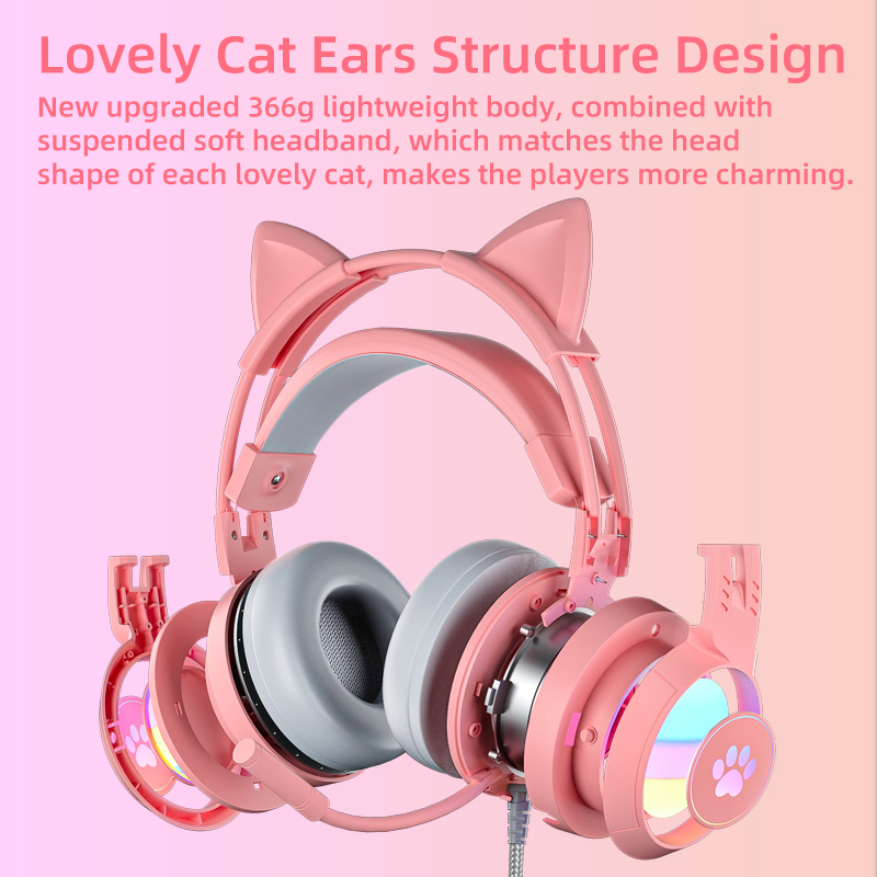 PC, PS4, PS5, 노트북용 핑크 게이밍 헤드셋, - Gaming Headset Rgb 리뷰 및 가격