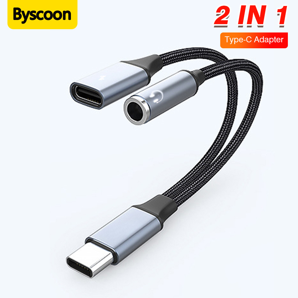 2 in 1 타입 C to C 3.5mm 오디오 잭 어 - Earphone Splitter Jack 리뷰 및 가격