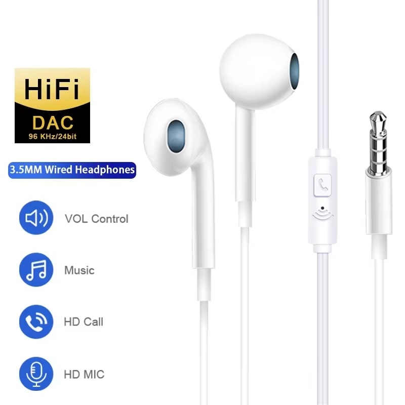 범용 이어폰, 3.5mm 잭, 유선 헤드폰, 마이크 내 - Wired Earphone Mic 리뷰 및 가격