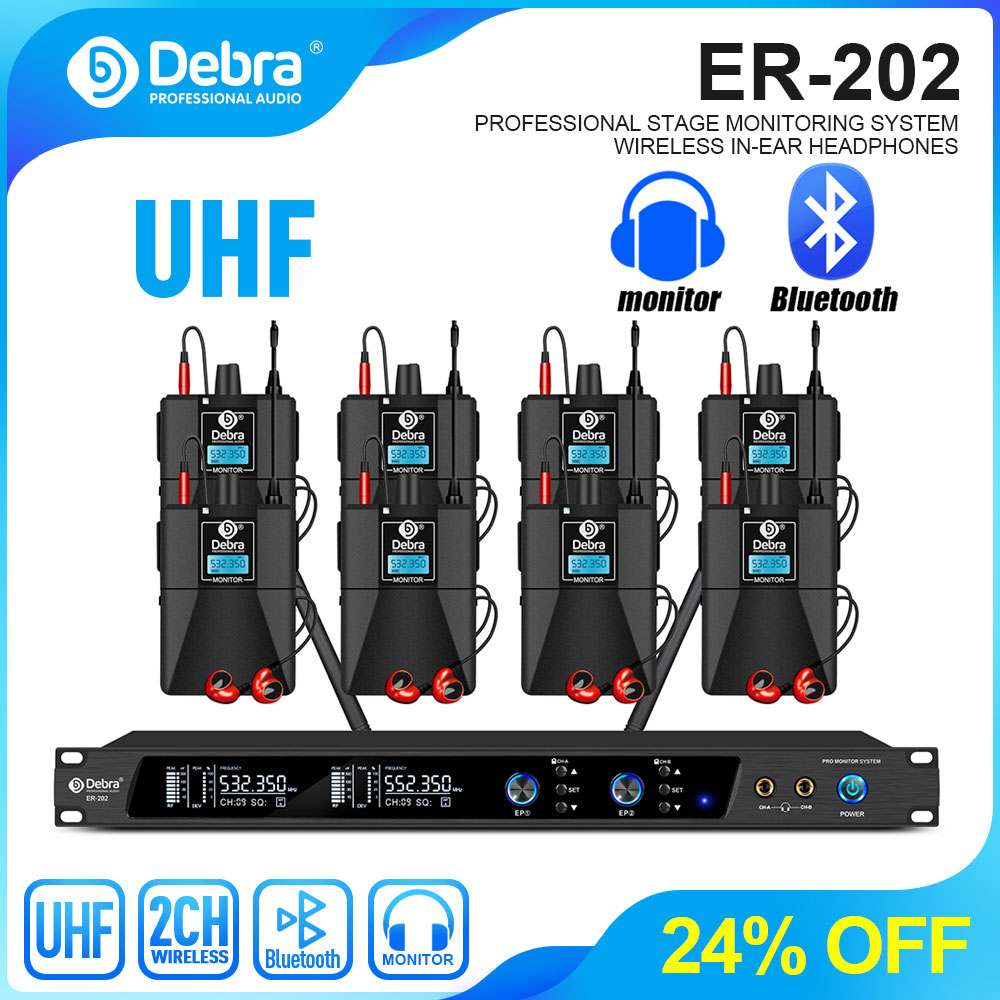 데브라 UHF IEM ER-202 무선 인이어 모니터  - In Ear Monitor Iem 리뷰 및 가격