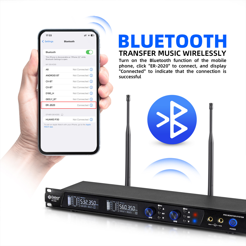 데브라 UHF IEM ER-202 무선 인이어 모니터  - In Ear Monitor Iem 리뷰 및 가격