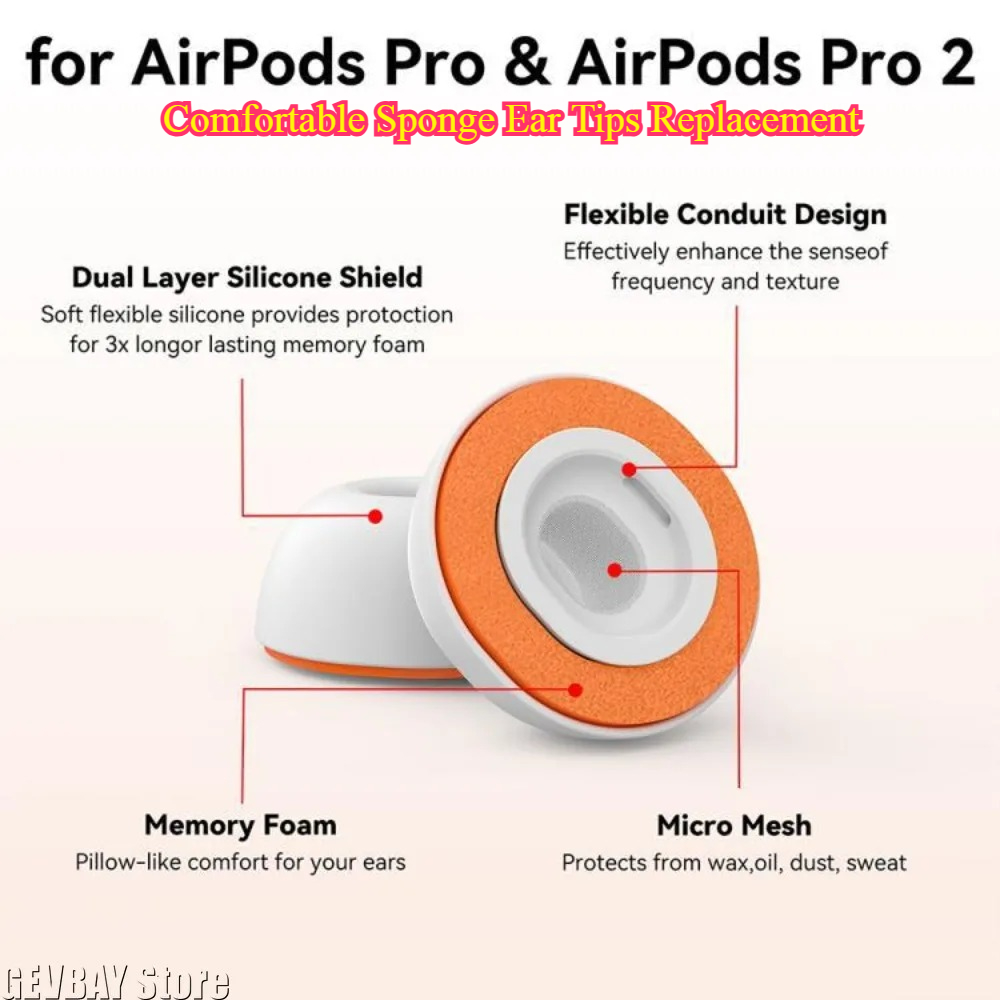 편안한 스펀지 이어팁 교체 - 에어팟 프로 1 2용 3 - Earphone Foam Tip 리뷰 및 가격